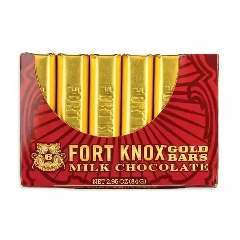 Fort Knox Mini Gold Bars: 12-Piece Box