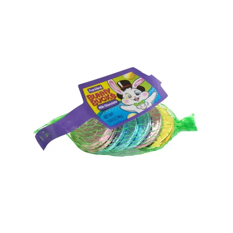 Milk Chocolate Easter Bunny Coins: 24-Piece Box