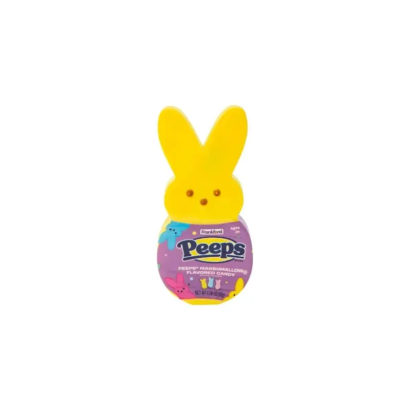 Peeps Marshmallow Flavored Candy Bunny Container: 6-Piece Box