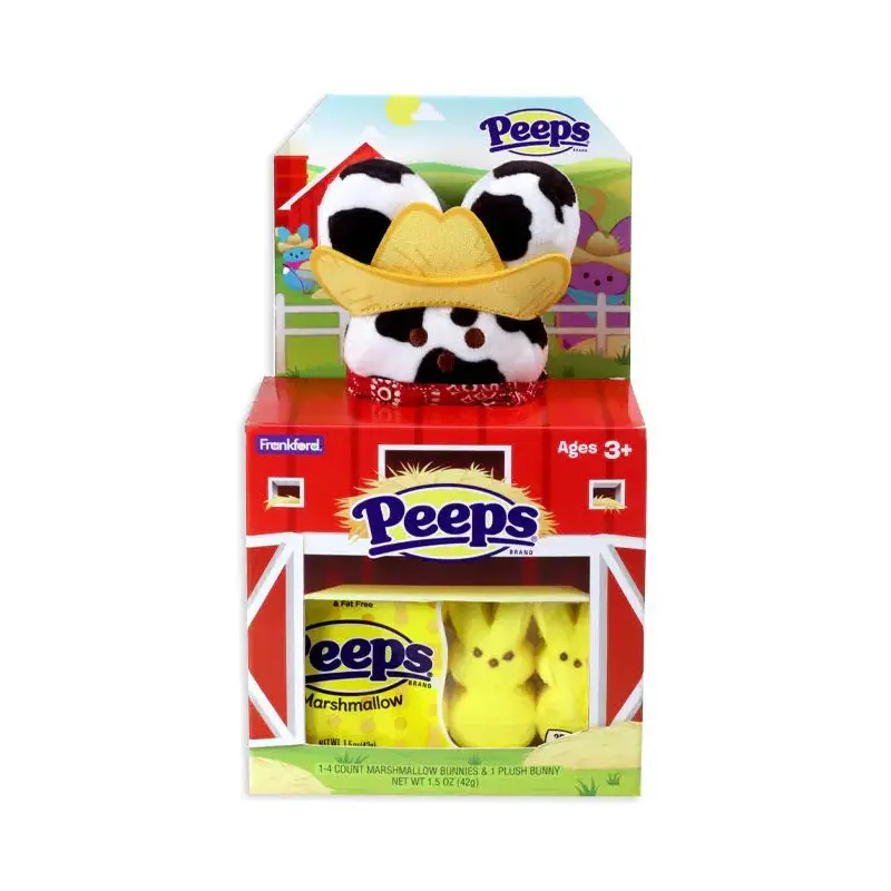 Peeps Plush Bunny Gift Set - Farm House: 6-Piece Case