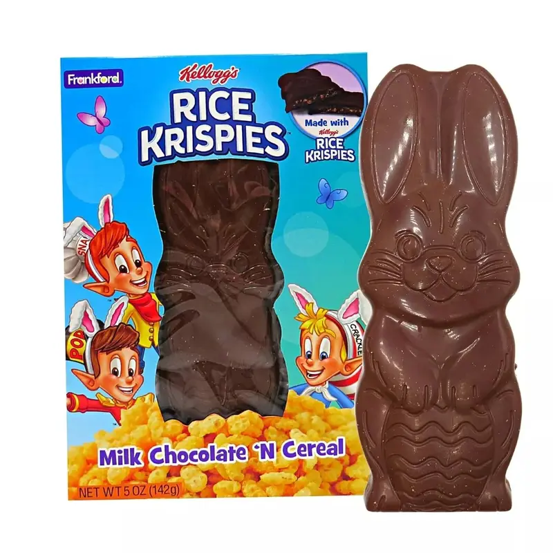 Rice Krispies Milk Chocolate Bunny: 18-Piece Case