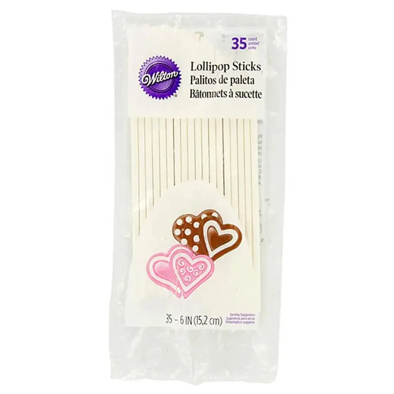 6-Inch Lollipop Sticks: 35-Piece Bag