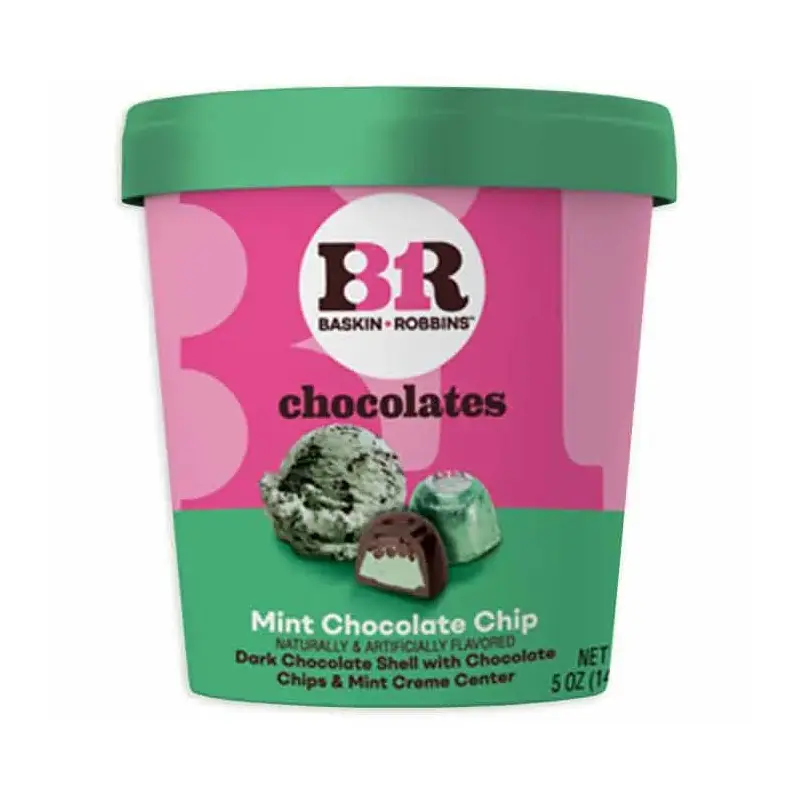 Baskin Robbins Chocolates - Mint Chocolate Chip: 6-Piece Case