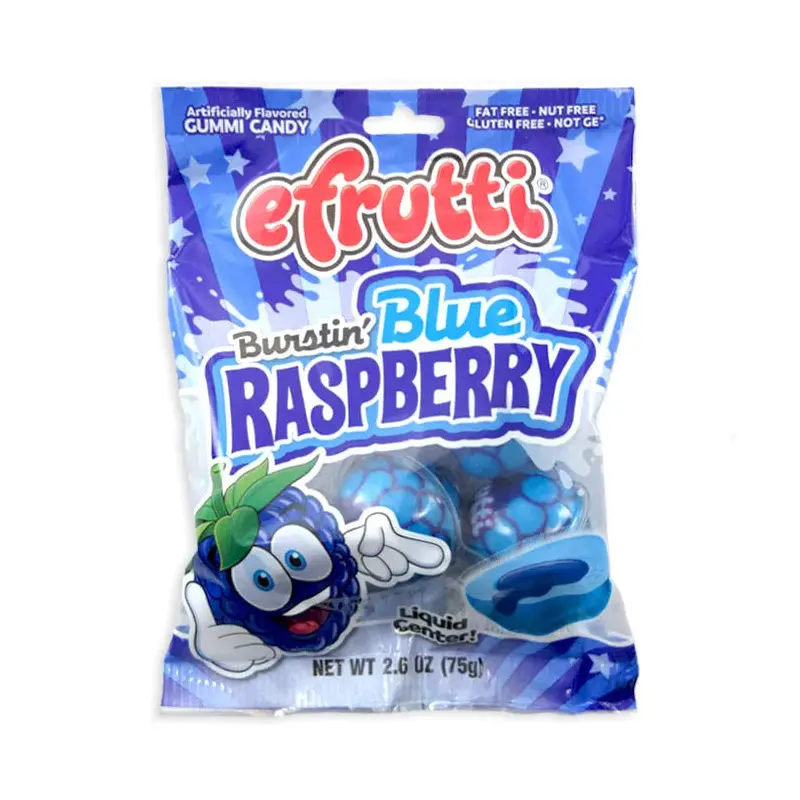 Efrutti Burstin Blue Raspberry: 12-Piece Case
