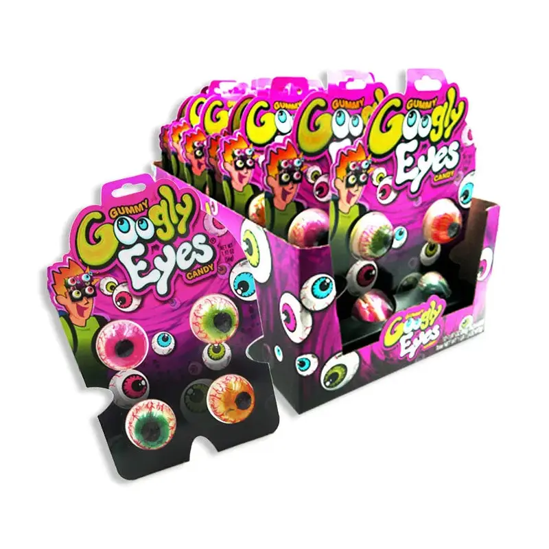 Gummy Googly Eyes Candy: 12-Piece Display