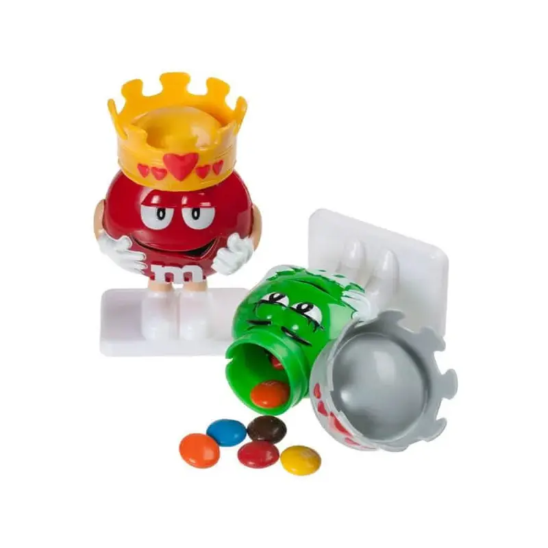 M&M's Minis Candy Filled Valentine Figurines: 12-Piece Display