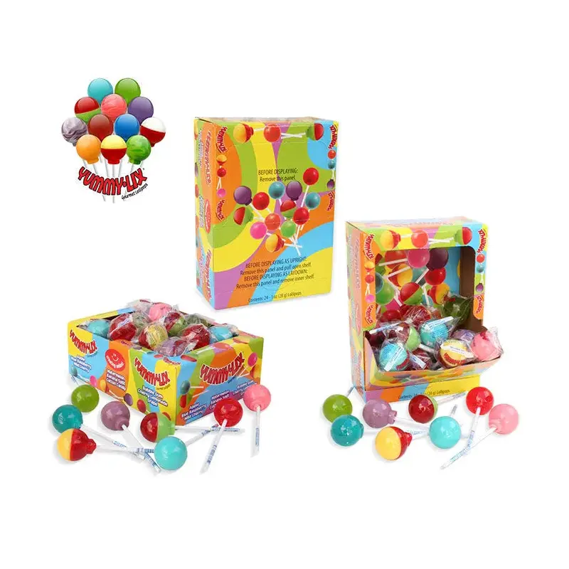 Yummy Lix Lollipops: 24-Piece Display