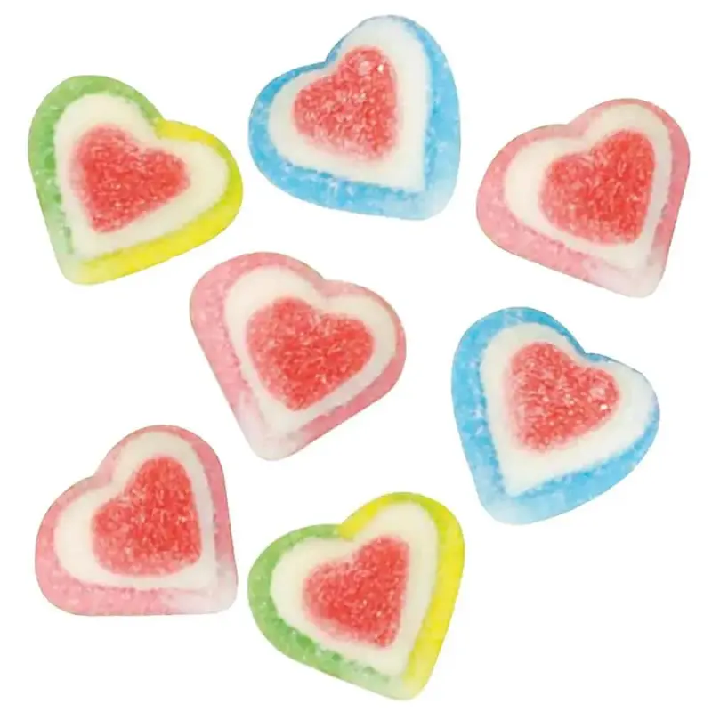 Gummy Triple Hearts Candy: 3KG Bag
