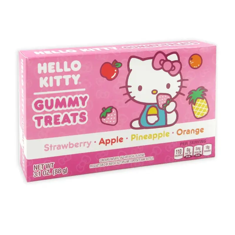 Hello Kitty Gummy Treats Candy Theater Size Packs: 12-Piece Box