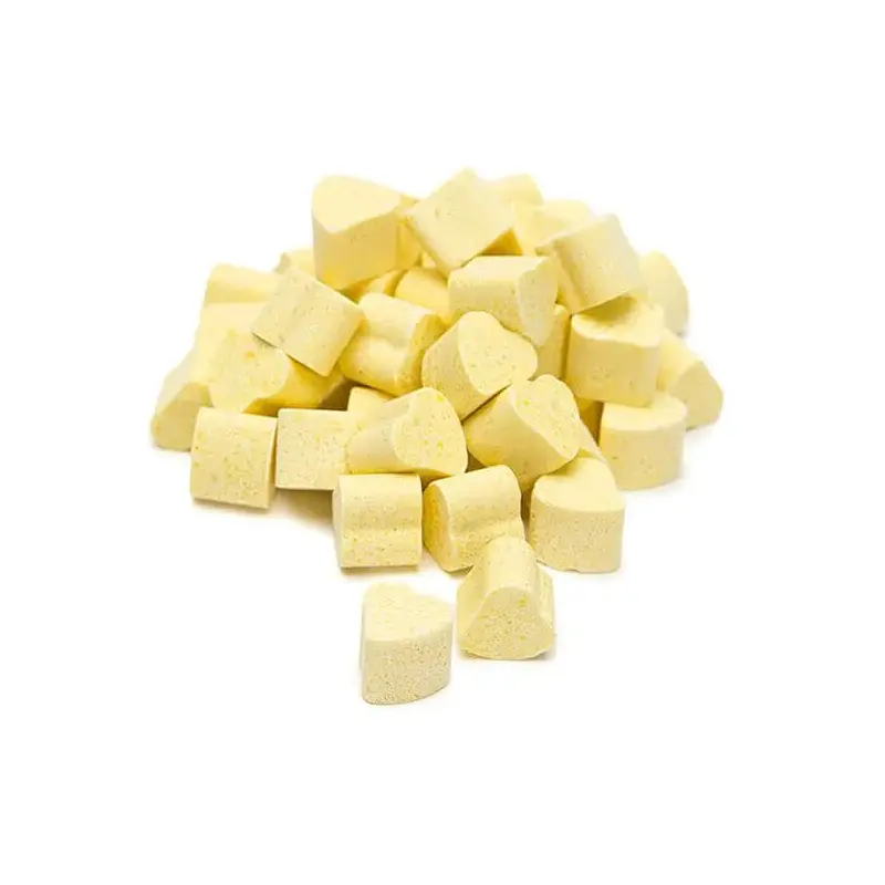 Tiny Sugar Candy Hearts - Yellow: 1.5LB Jar