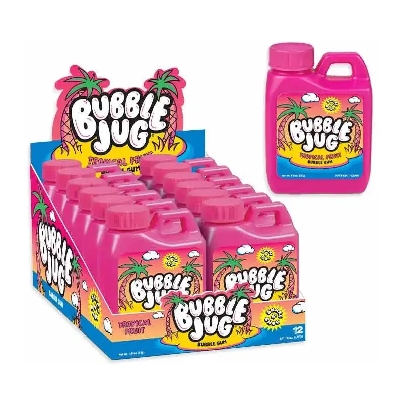 Tropical Fruit Bubble Jug Candy Containers: 12-Piece Box