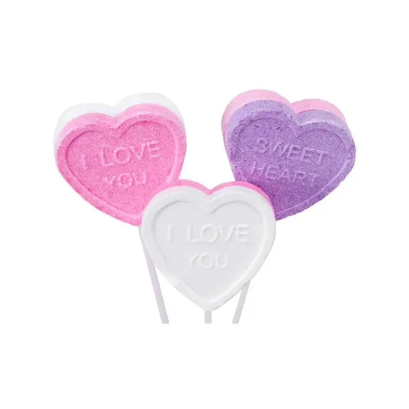 Valentine Conversation Heart Lollipops: 46-Piece Box