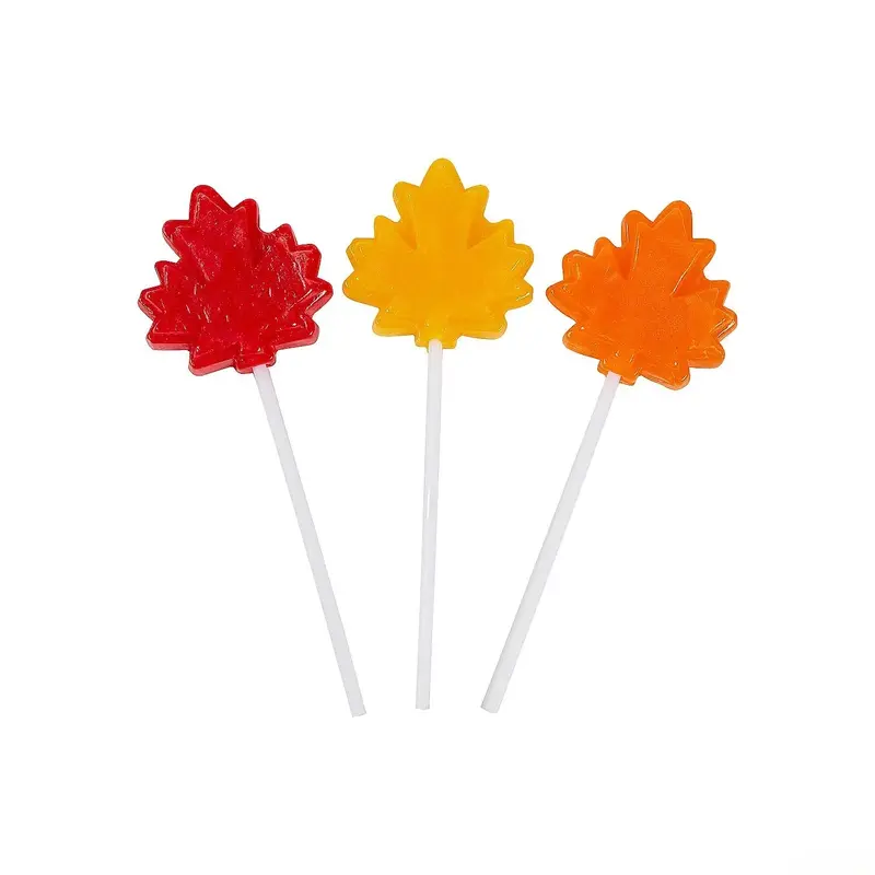Autumn Leaf Lollipops: 12-Piece Bag