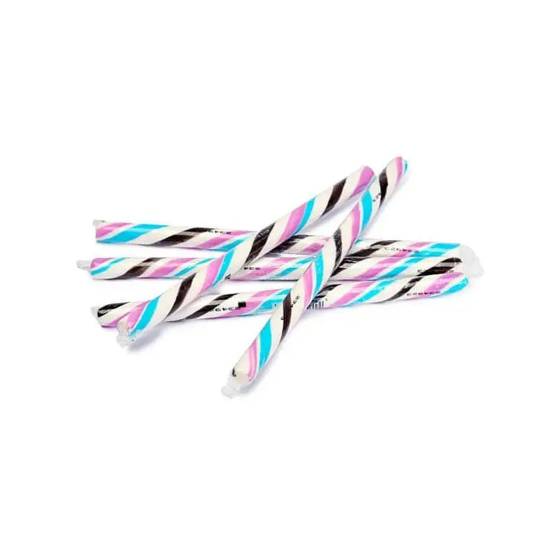 Blue Raspberry Hard Candy Sticks: 100-Piece Box