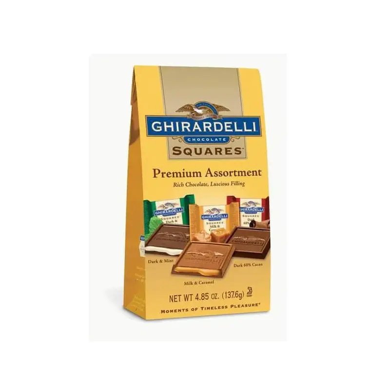 Ghirardelli Assorted Chocolate Squares 4.85-Ounce Bags: 6-Piece Box