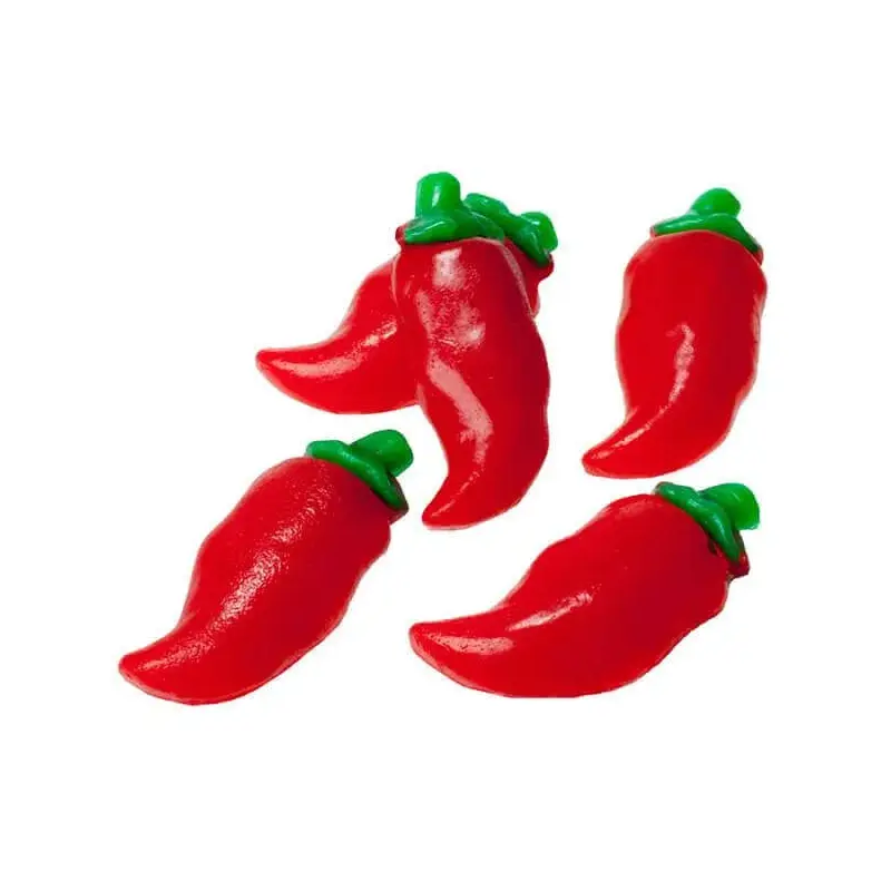 Gummy Chili Peppers Candy: 45-Piece Bag