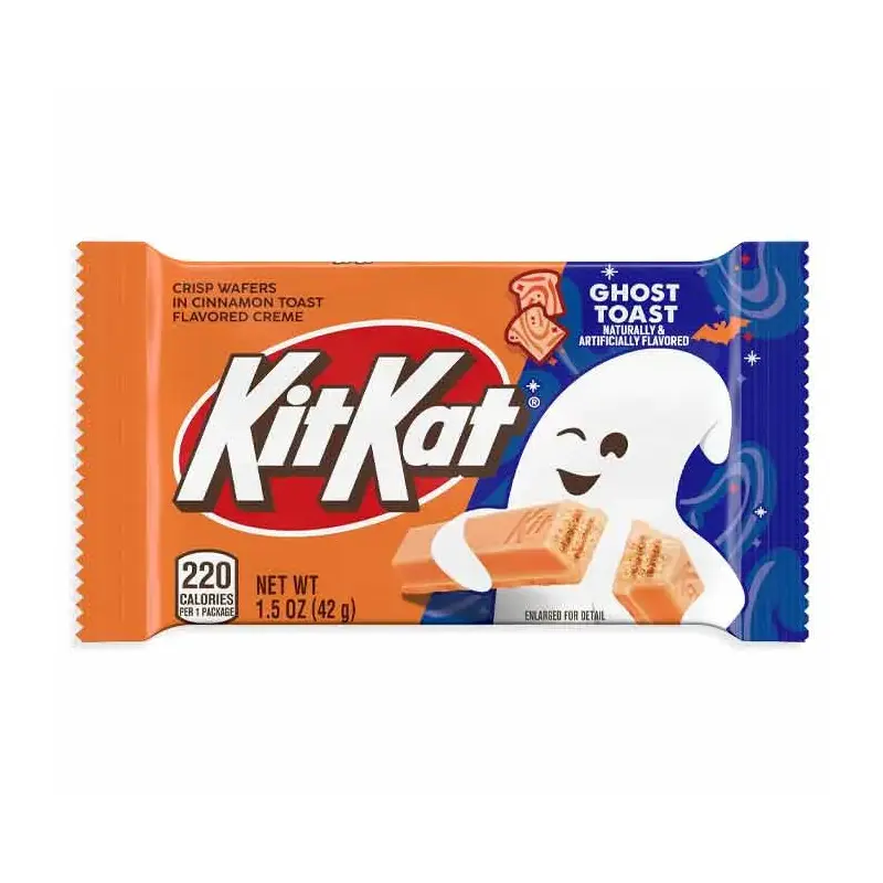 Halloween Kit Kat Ghost Toast Candy Bars: 24-Piece Box
