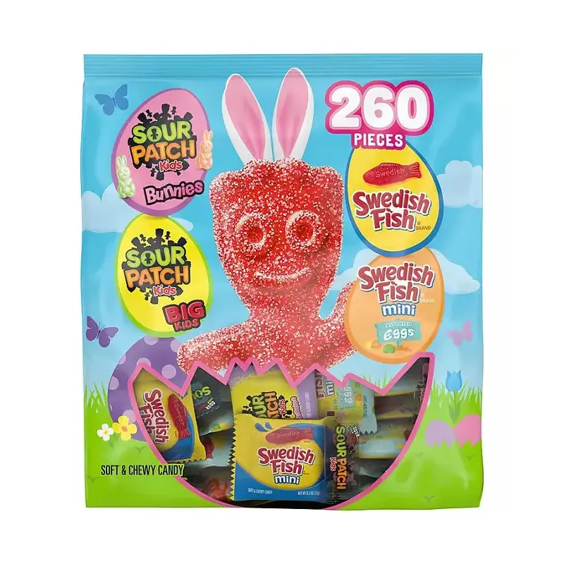 Sour Patch Kids & Swedish Fish Easter Gummy Candy: 260-Piece Bag