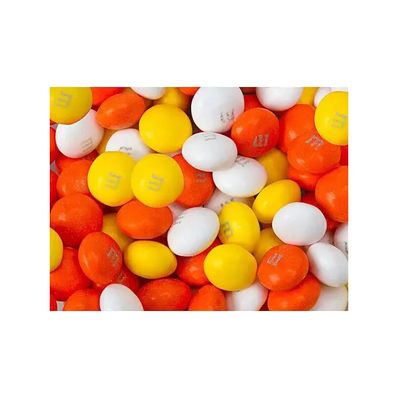 White Chocolate Candy Corn M&M's Halloween Candy: 8-Ounce Bag
