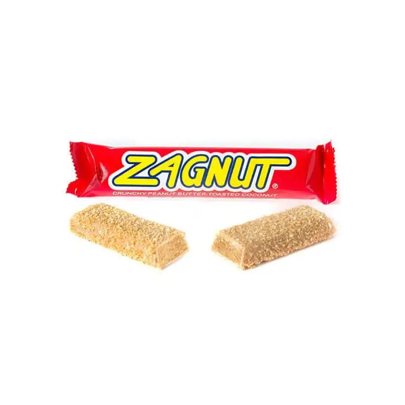 Zagnut Candy Bars: 18-Piece Box