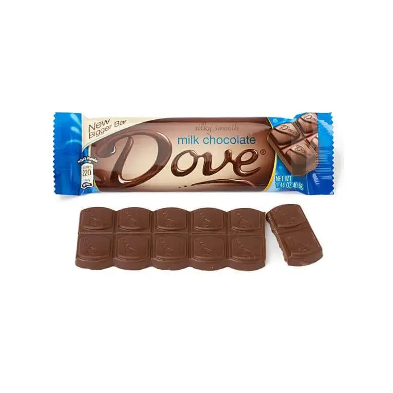 Dove Milk Chocolate Bars: 18-Piece Box