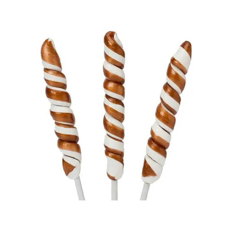 Unicorn Pops 0.9-Ounce Twist Suckers - Brown: 24-Piece Display