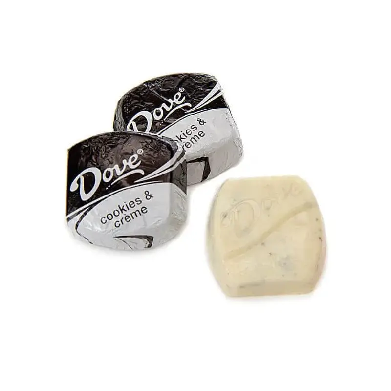 Dove Cookies n Creme Candy Squares: 25-Piece Bag