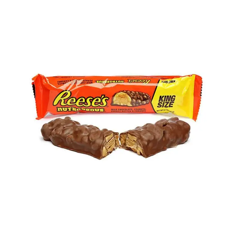 Reese's Nutrageous King Size Candy Bars: 18-Piece Box