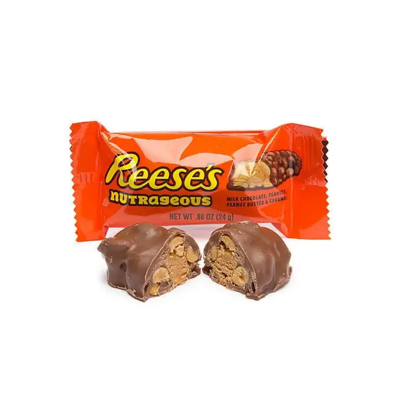 Reese's Nutrageous Snack Size Candy Bars: 10-Piece Bag
