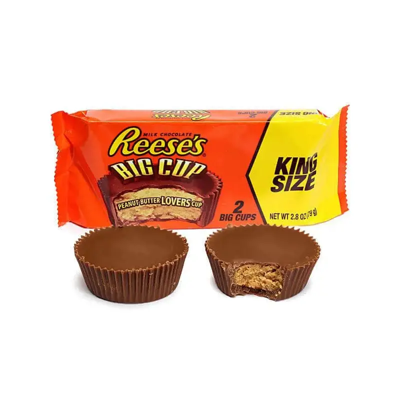 Reese's Peanut Butter Big Cups King Size Packs: 16-Piece Box