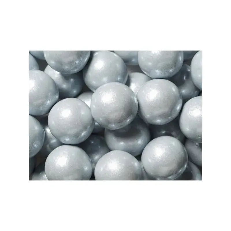 Silver 1-Inch Gumballs: 24LB Case