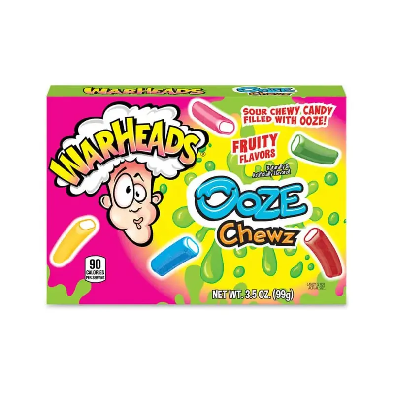 Warheads Ooze Chews 3.5-Ounce Packs: 12-Piece Box