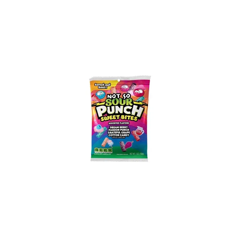 Sour Punch Sweet Bites Peg Bag: 12-Piece Case
