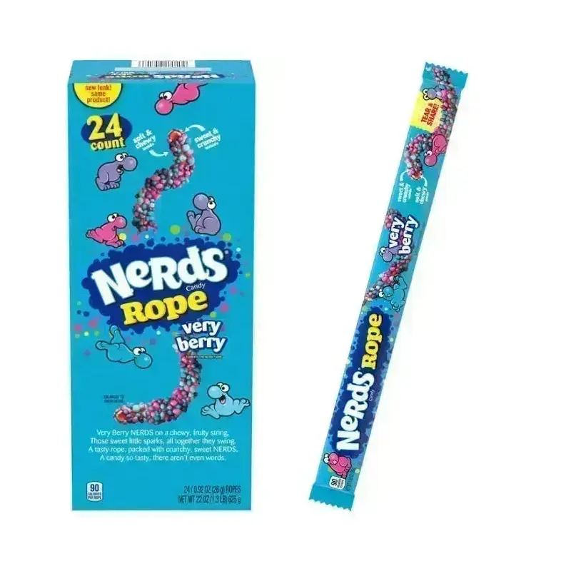 Very Berry Nerds Rope Candy Packs: 24-Piece Box