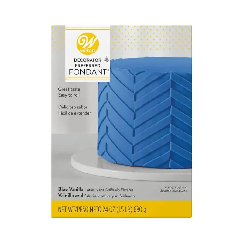 Wilton Decorator Preferred Fondant - Blue: 24-Ounce Package