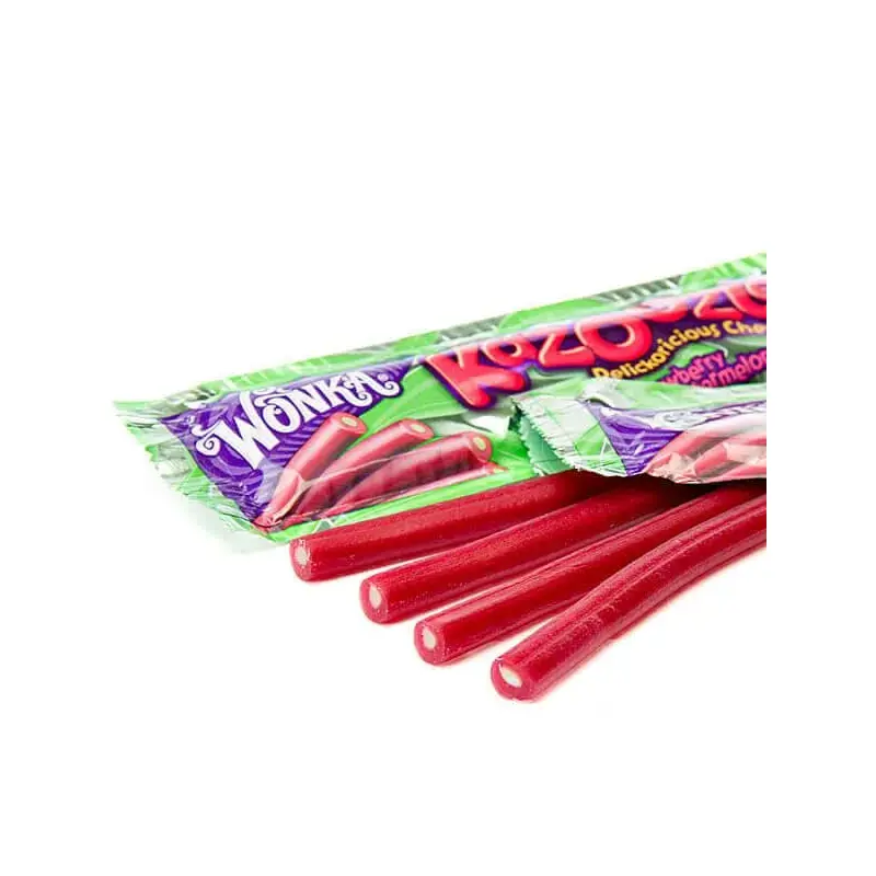 Wonka KazoOZles Candy Ropes - Strawberry Watermelon: 24-Piece Box