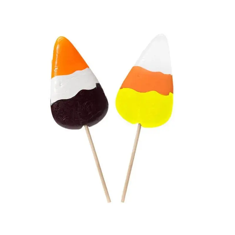 Bee International Halloween Jumbo Candy Corn Lollipops: 12-Piece Display