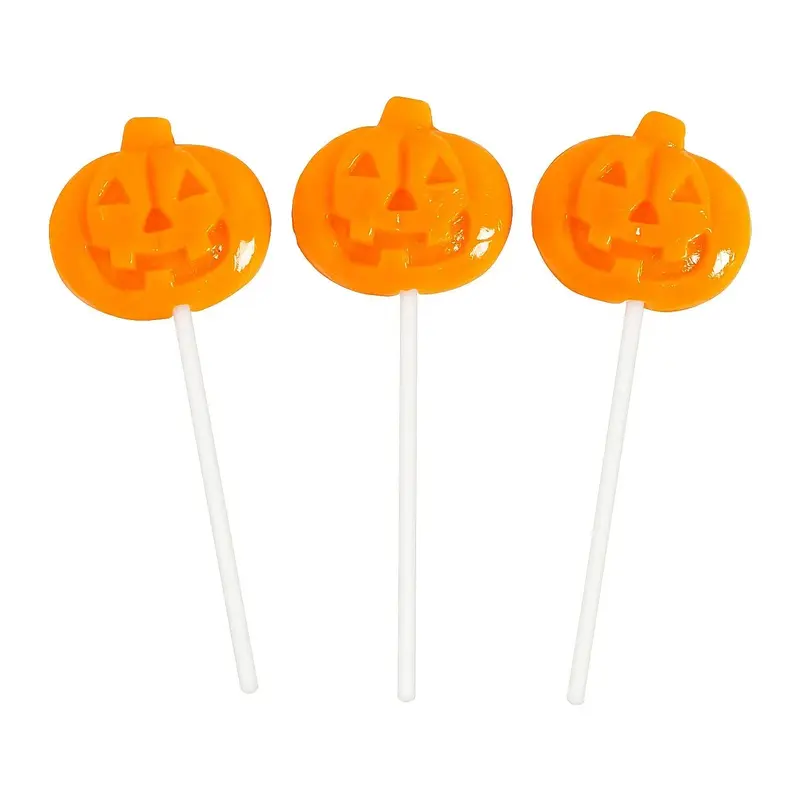 Pumpkin Lollipops: 12-Piece Bag