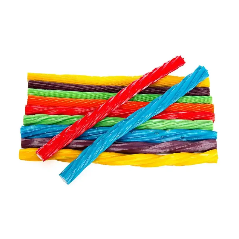 Assorted Colors Extra Long and Thick Licorice Sticks: 60-Piece Tub