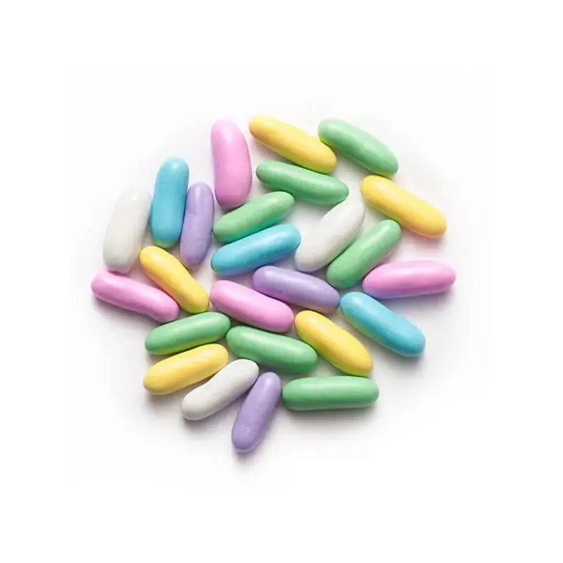 Assorted Pastels Licorice Candy Bites: 5LB Bag