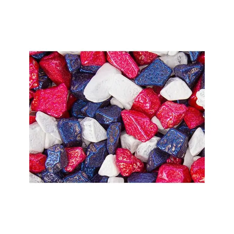 Patriotic USA Chocolate Rocks Candy: 1LB Bag