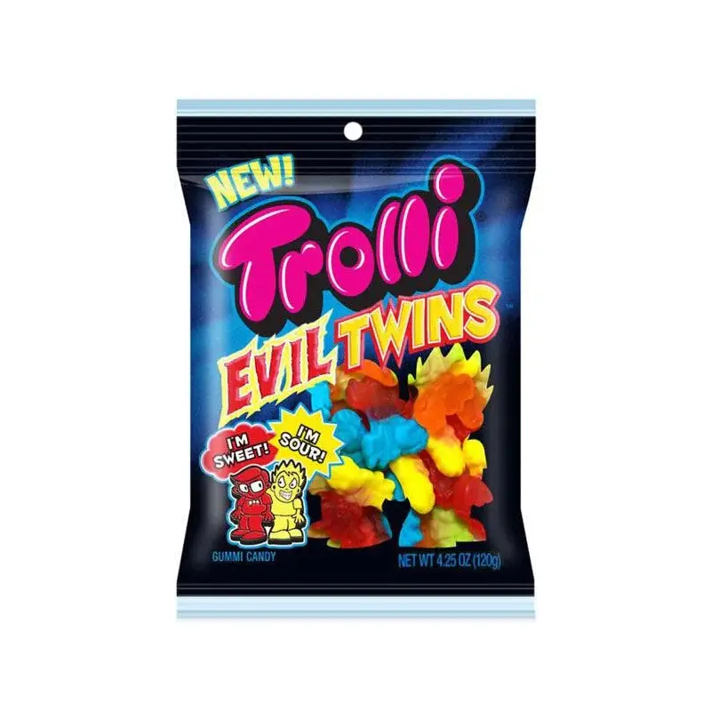 Trolli Evil Twins Sweet and Sour Gummy Candy: 3LB Box