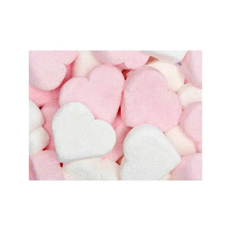 Campfire Pink and White Marshmallow Hearts: 10-Ounce Bag