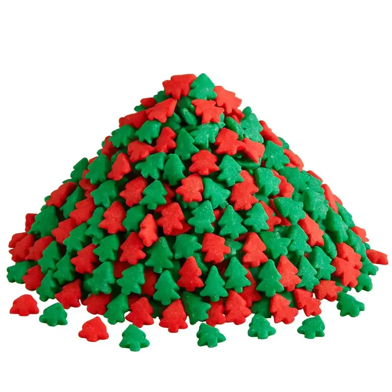 Christmas Tree Sprinkles: 25LB Case
