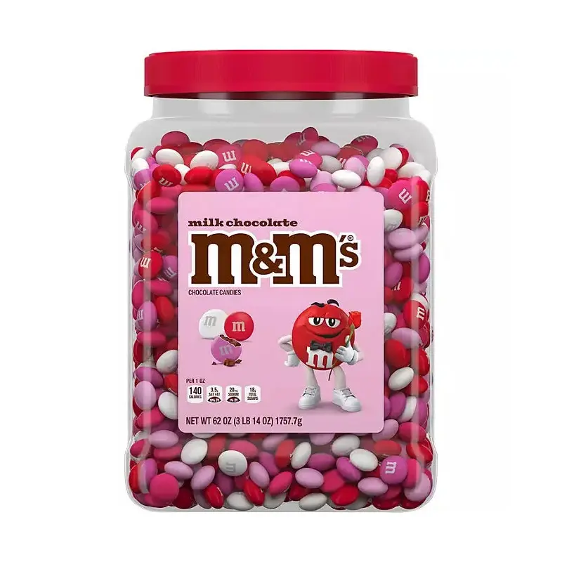 Cupid's Mix M&M's Candy: 62-Ounce Jar