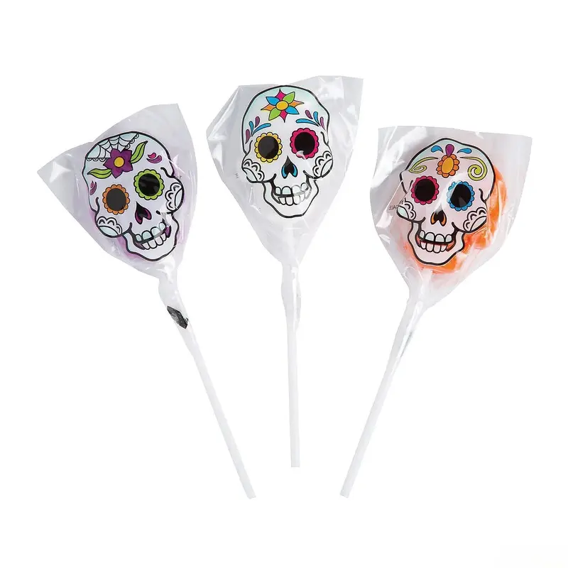 Day of the Dead Lollipops: 12-Piece Box