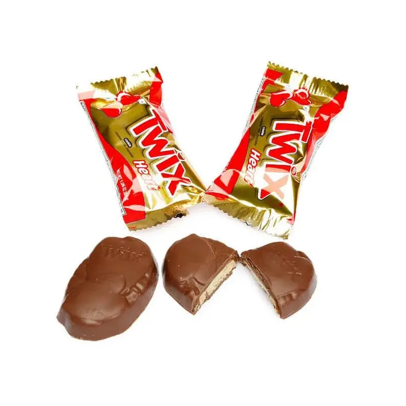 Valentine Twix Caramel Hearts: 24-Piece Box