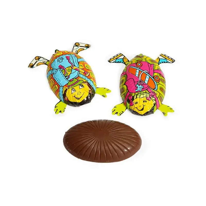 Foiled Milk Chocolate Turtles: 36-Piece Display