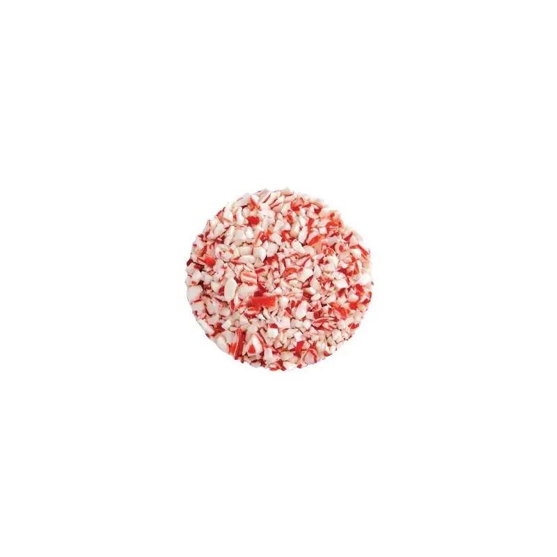 Peppermint Crumble Crushed Hard Candy - Red and White: 15LB Case