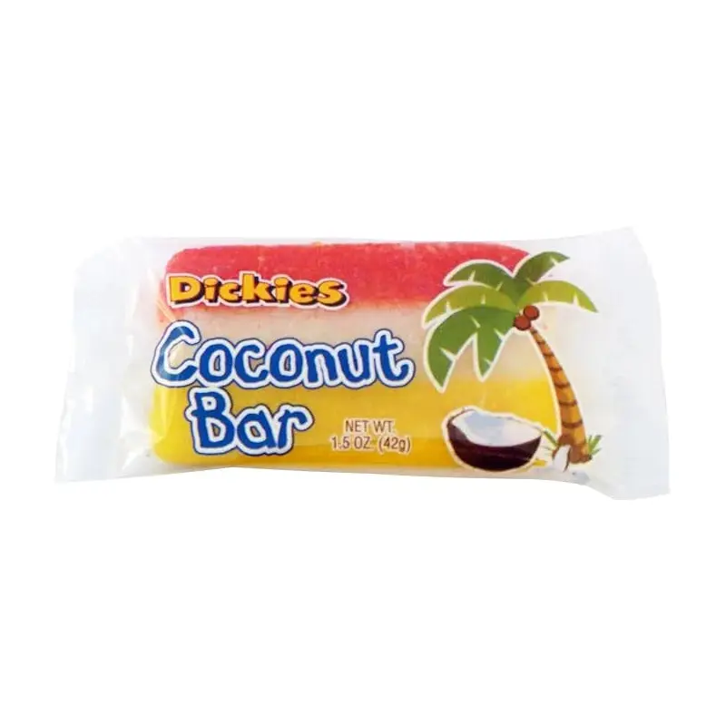 Dickies Coconut Slice Candy Bars: 24-Piece Display